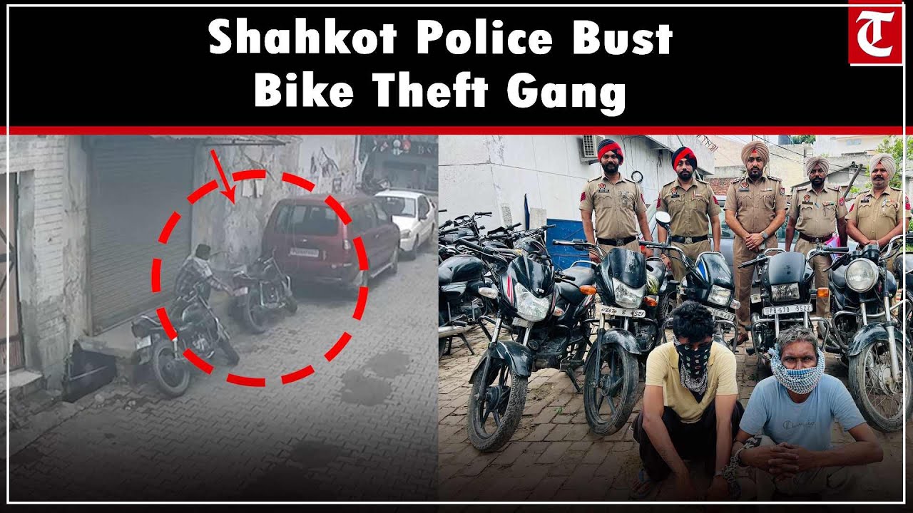 Shahkot Police arrest 2 bike thieves, recover 6 stolen motorcycles after quick action on viral video