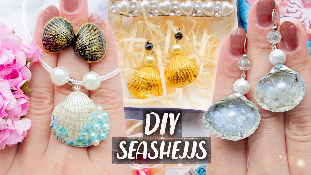 Jewelry with Seashells ► SUMMER DIY ◄ Easy