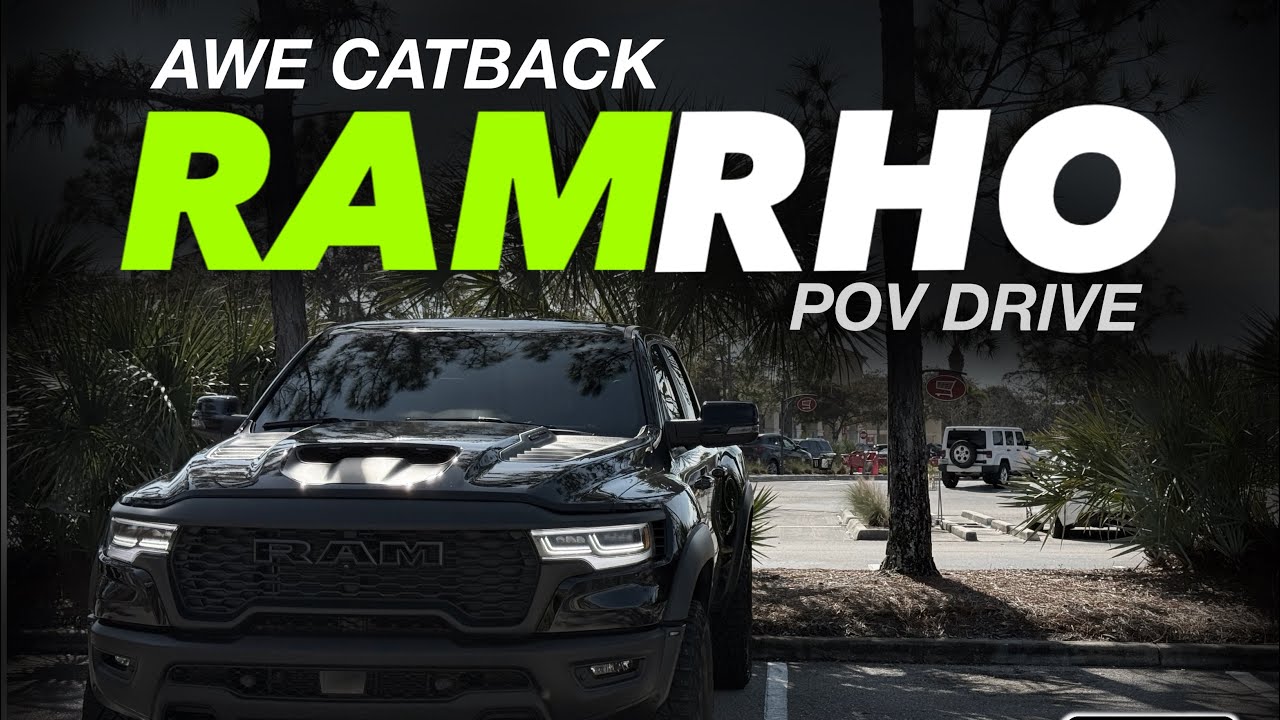 RAM RHO - INSANE AWE CATBACK EXHAUST POV DRIVE!