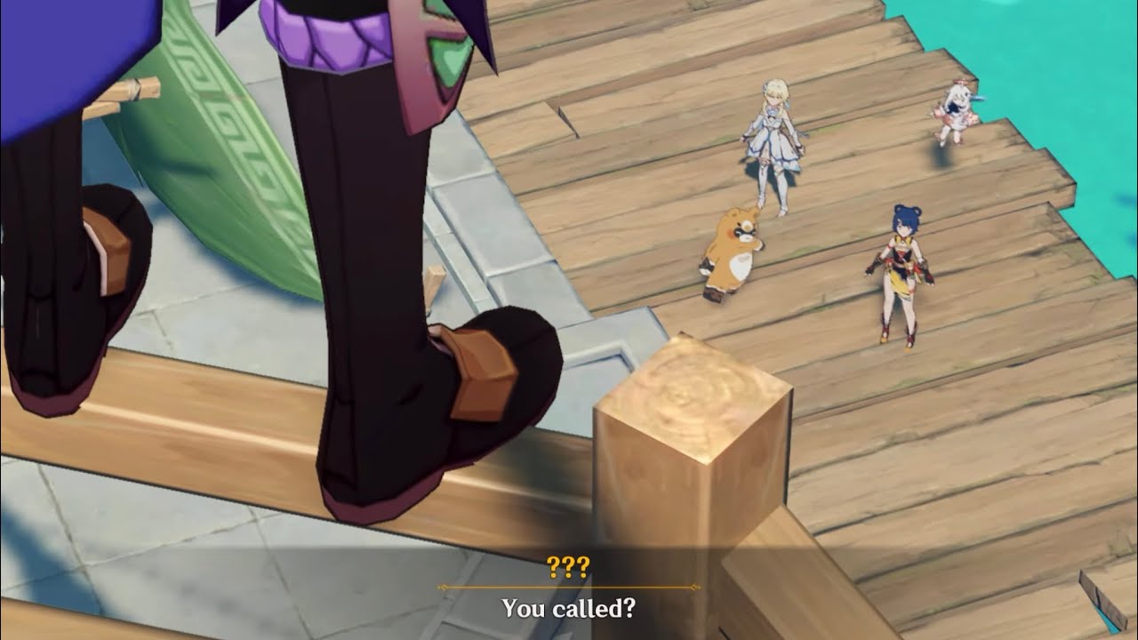 lumine calls out xiao and he…(moonchase festival) jp dub
