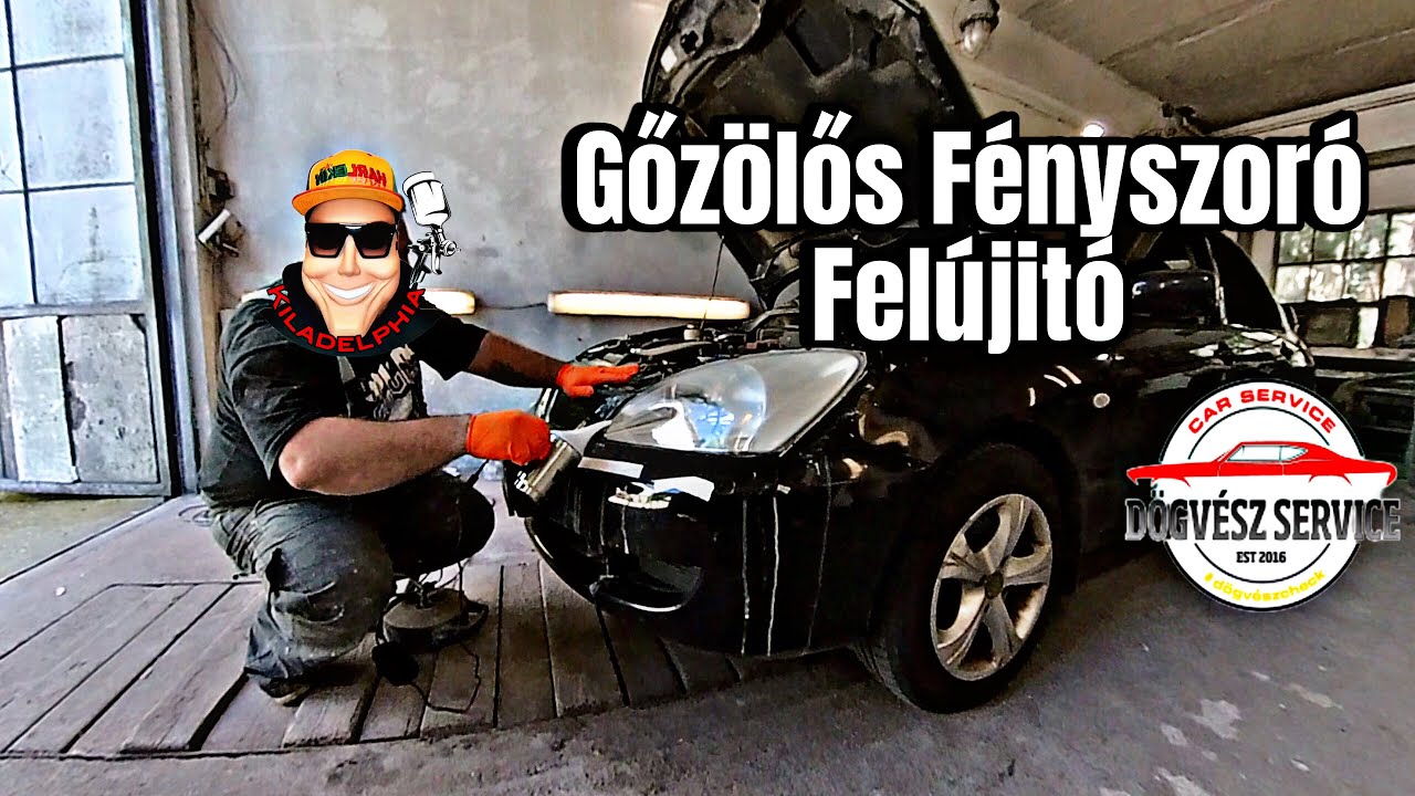 KILAPERCEK ep.1 Gőzölős Fényszoró,lámpa Felújító....na nézzük mit tud