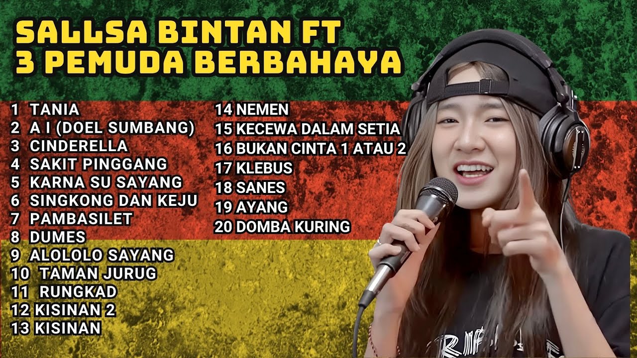 LAGU REGGAE SKA UNTUK BEKERJA & SANTAI | TANIA  | 3PEMUDA BERBAHAYA X SALLSA BINTAN 2024