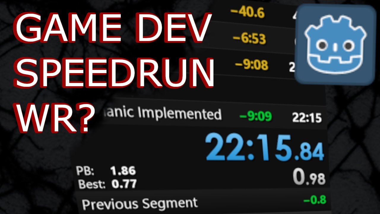 Using Speedrunner strats to get better at game dev  - Godot Game Development