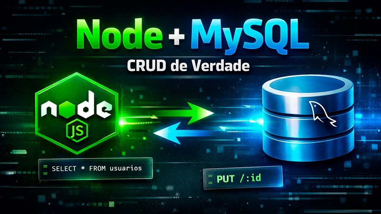 API REST com MySQL e Node.js (CRUD Completo em Minutos sem ORM)