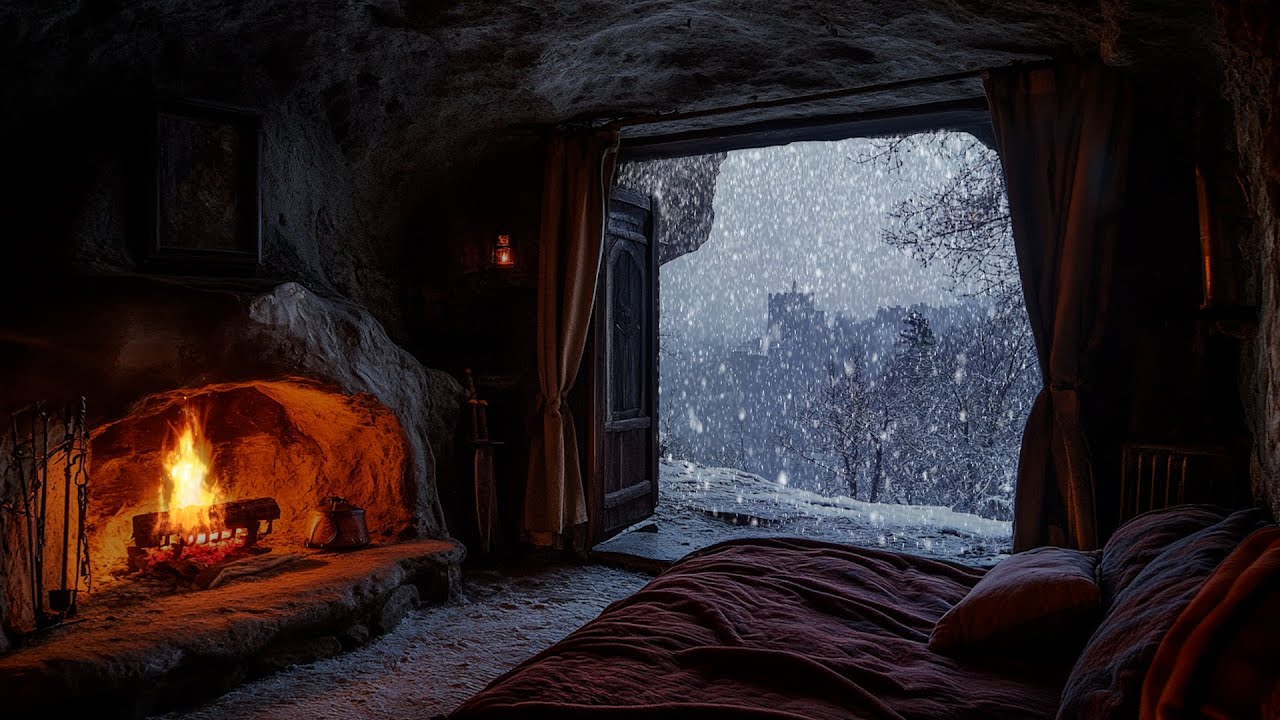 Sweet Winter Sleep | In The Ice Cave, Immerse Yourself In The Warm Space Of Fire And Wind