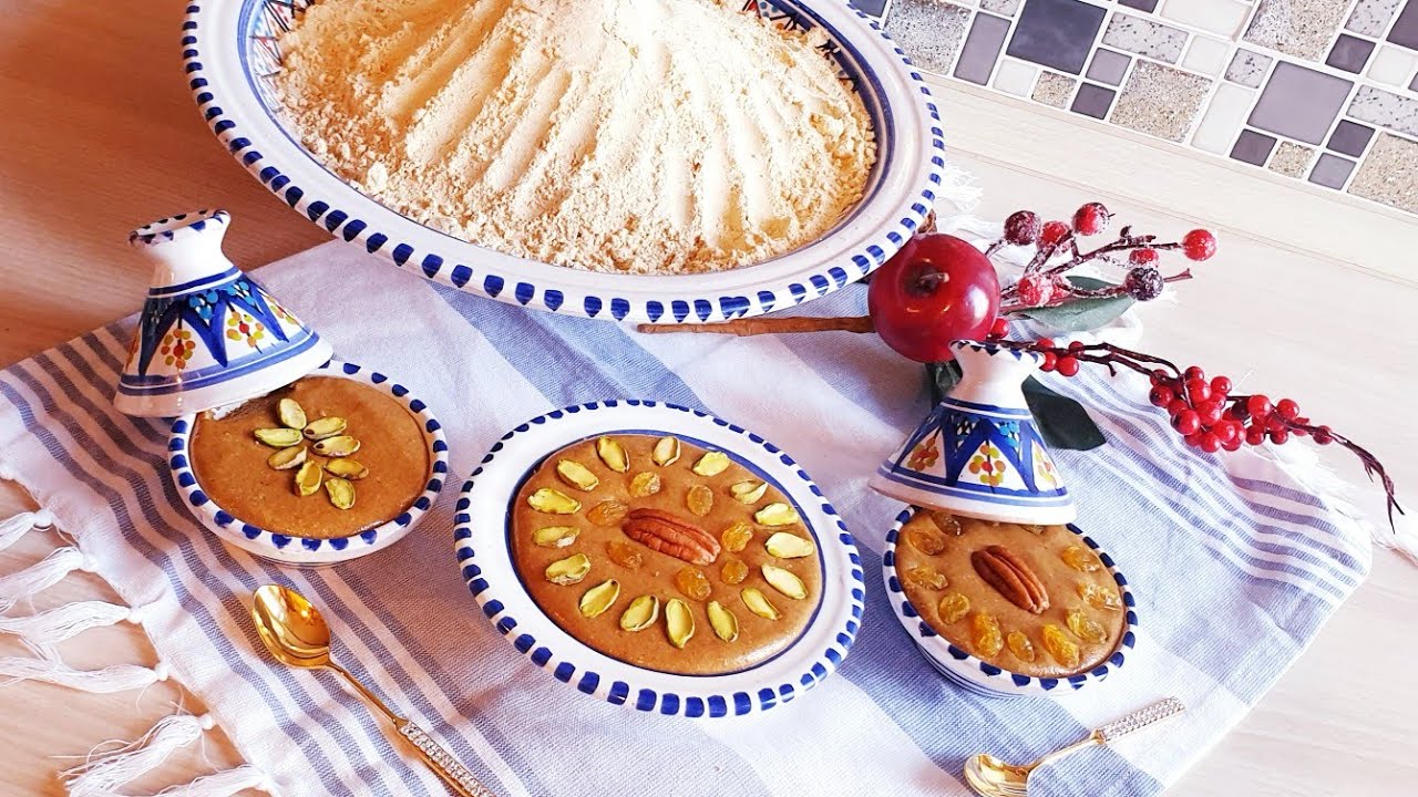 Préparation de bsissa Tunisienne (recette de base) بسيسة تونسيّة/ بسيسة القمح االساحلية بكل اسرارها