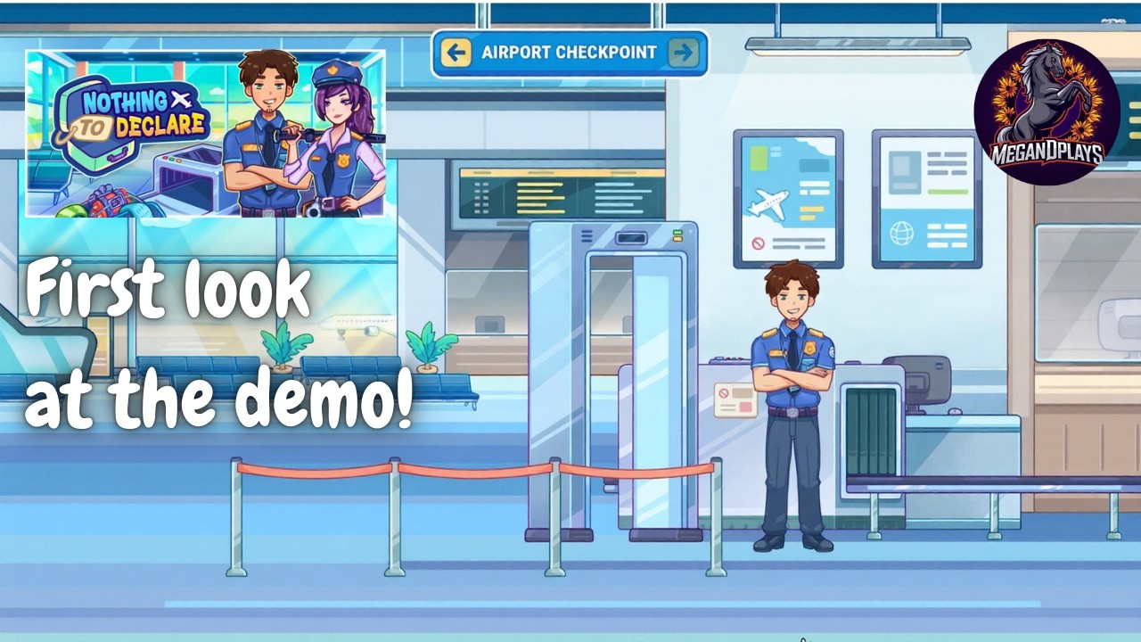 I Became A TSA Agent!  | NEW GAME | Nothing To Declare DEMO