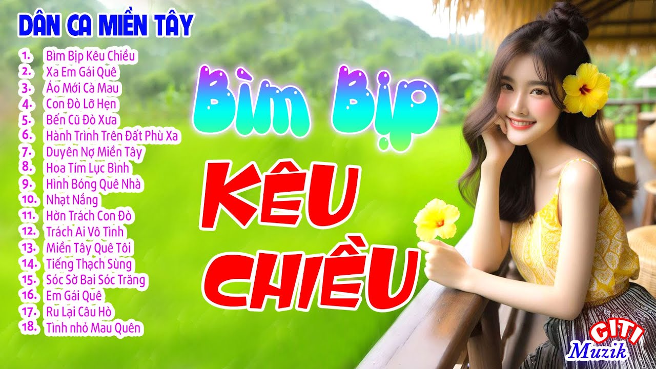 Bìm Bịp Kêu Chiều, Xa Em Gái Quê - Nhạc Dân Ca Miền Tây Hay Xuất Sắc - Dân Ca Trữ Tình Mới 2024