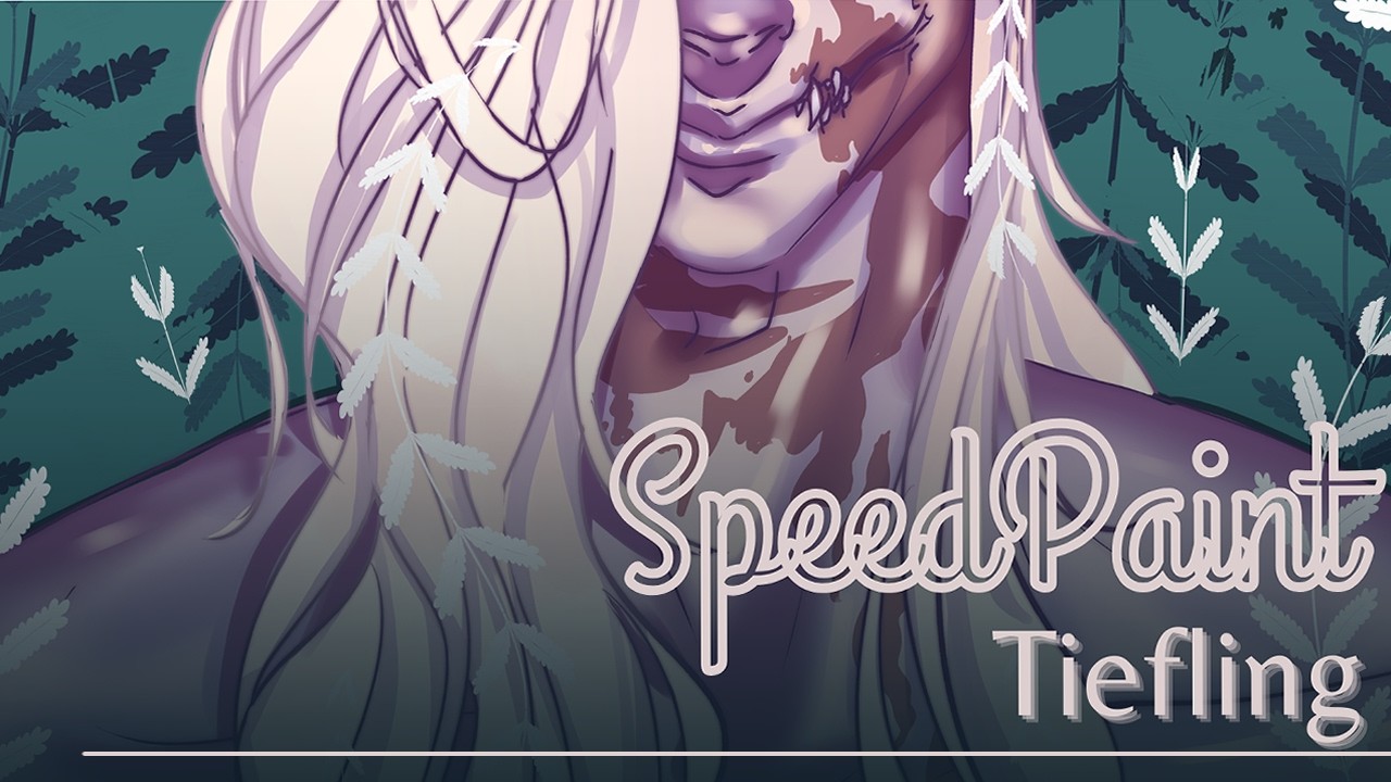 SpeedPaint of Tiefling Character ...