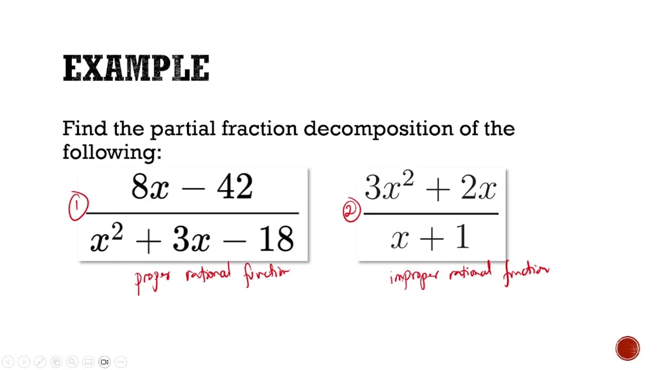 Partial Fractions - Part 1