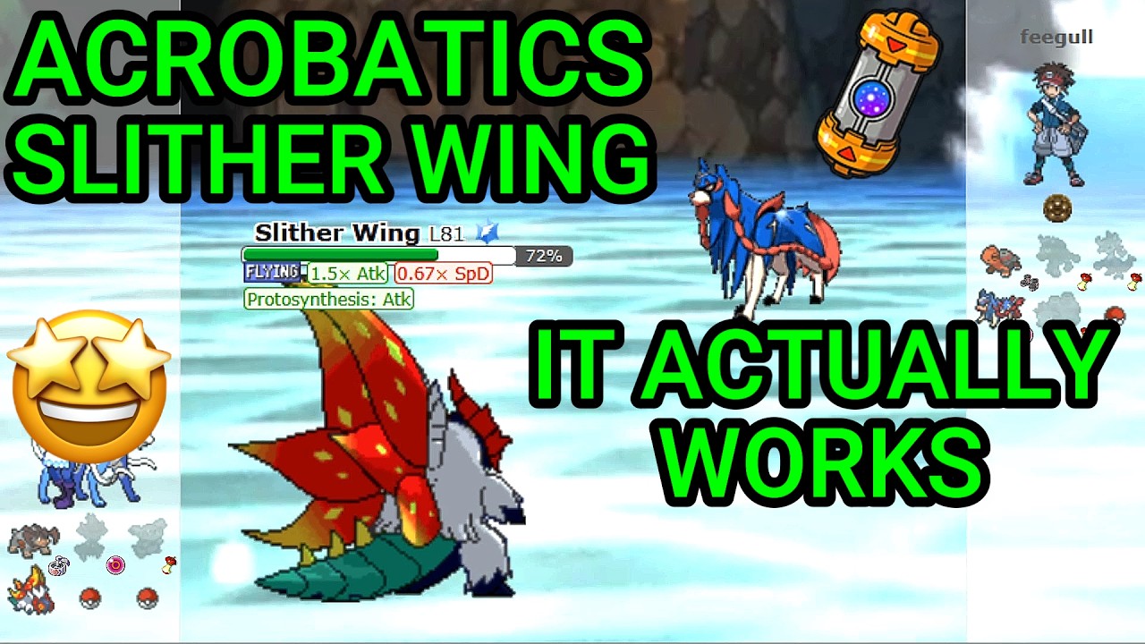 Can Acrobatics Slither Wing Work? (Pokemon Showdown Random Battles Blitz) (High Ladder)