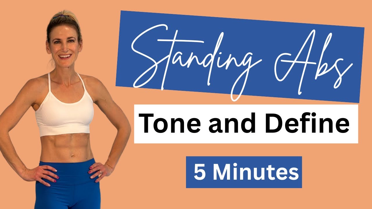 Lean and Defined Midsection | 5-Minute Standing Core Workout for Moms 
