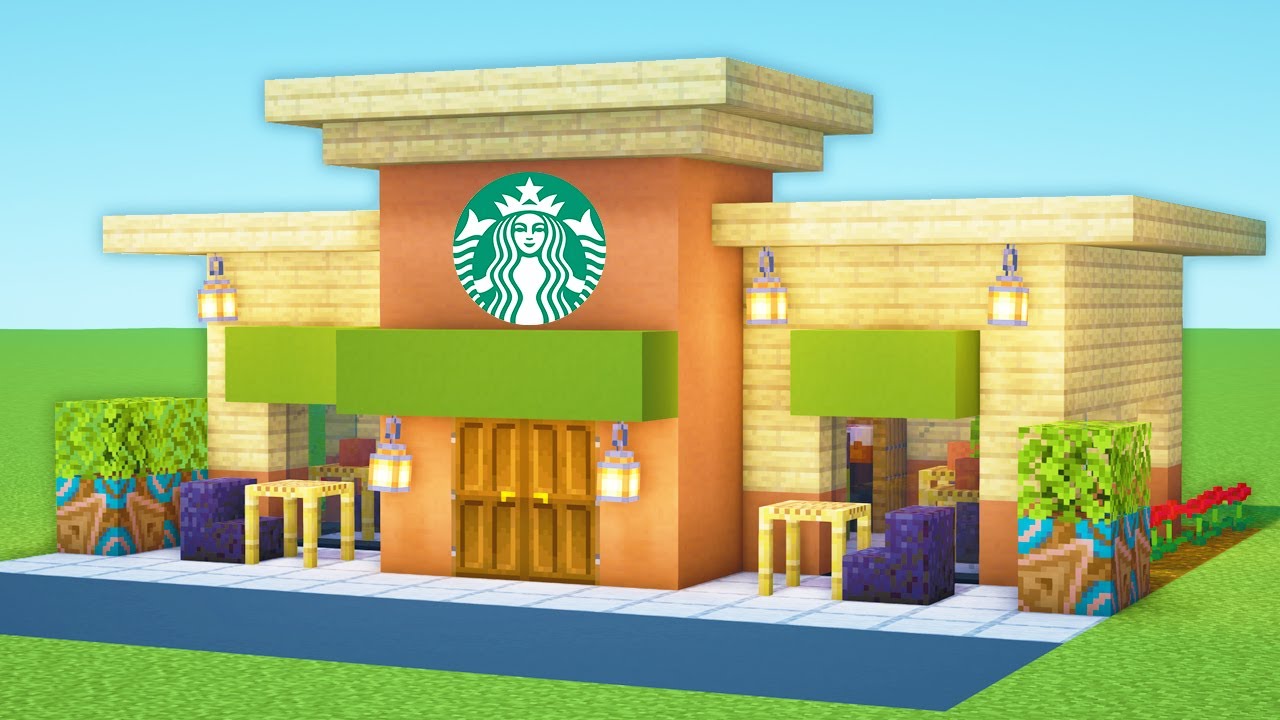 Урок Minecraft: как сделать Starbucks
