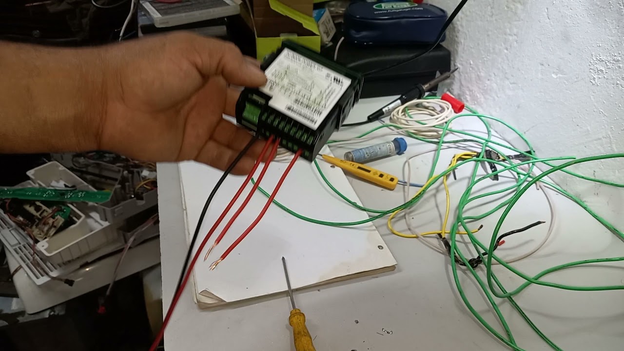 LIGAÇÃO ELÉTRICA DO TC900E, CÂMARA FRIGORÍFICA
