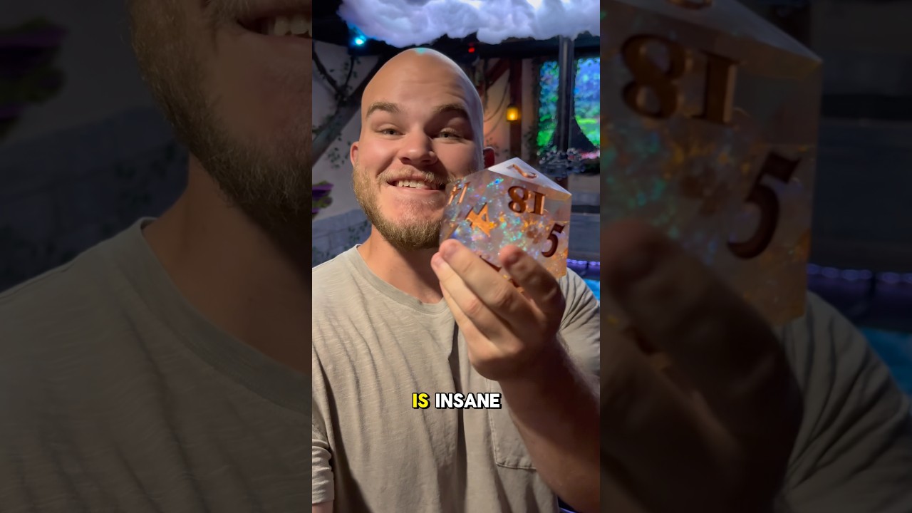 Этот огромный d20 &mdash; просто нечто! #подземельяидраконы #dnd