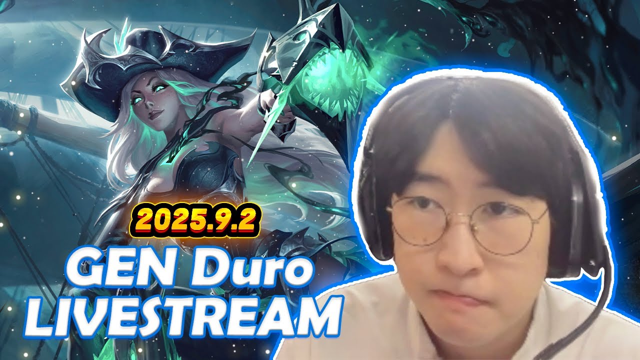 GEN Duro Fullstream 2025.9.2 KR Challenger Gameplay