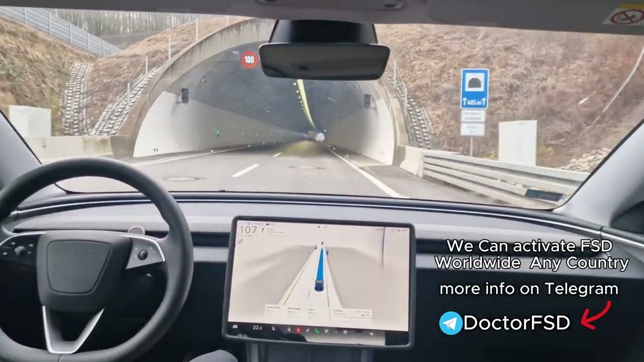 Tesla FSD In Europe Germany HW4 Full Self Drive