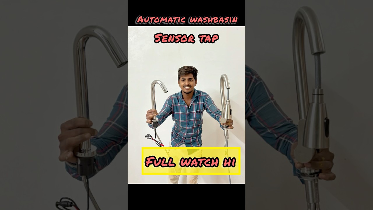 Automatic sensor tap how to installation//please watch 👌👌💯