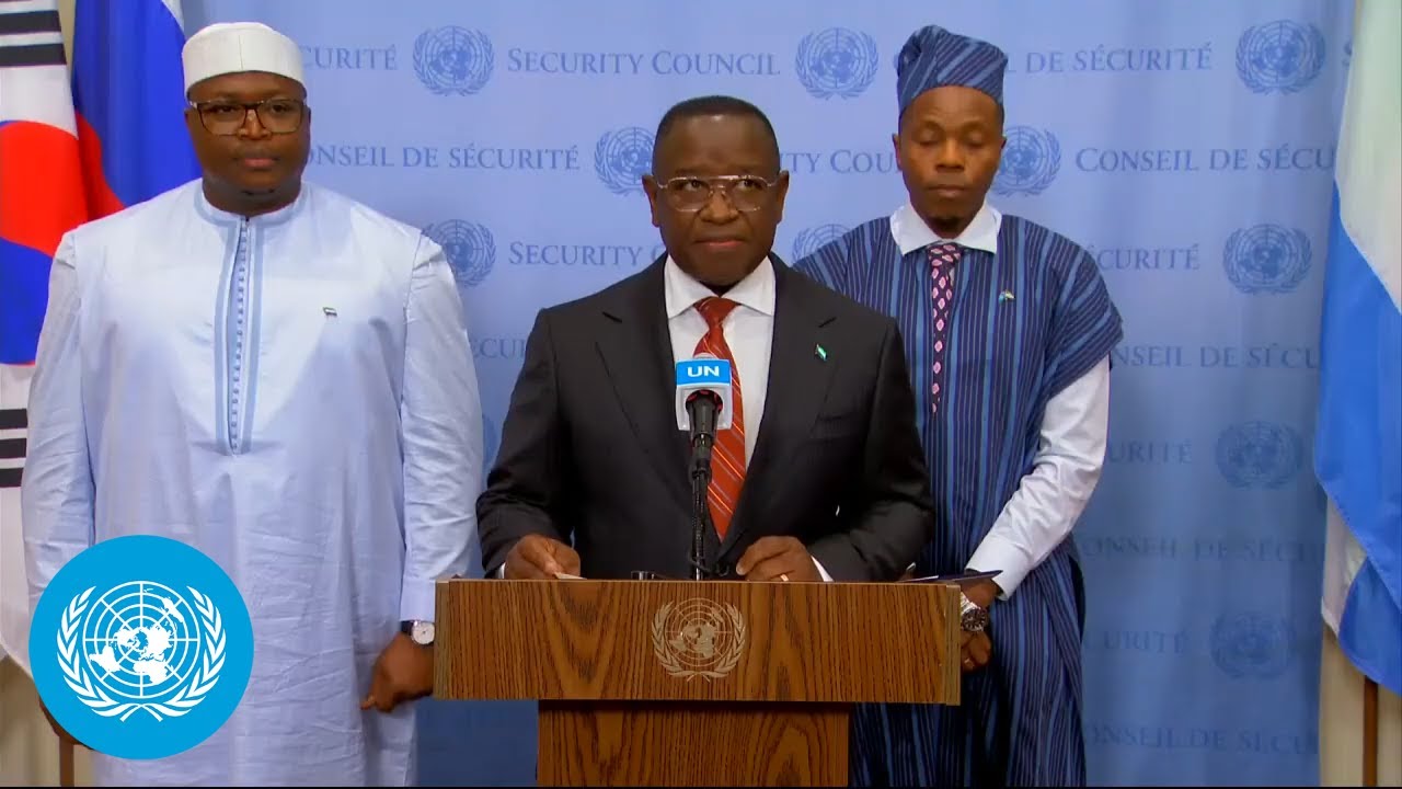 Sierra Leone on Middle East - Media Stakeout | United Nations