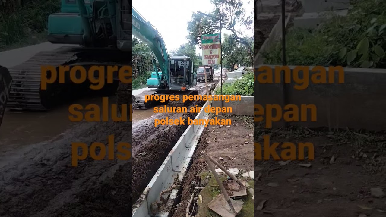 pengerjaan saluran air baypas bandara kediri via banyakan #bupatikediri #dinaspupr #bandarakediri