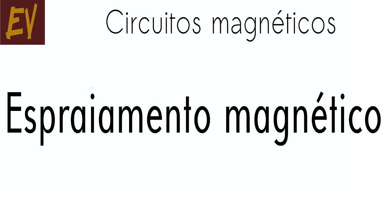 Circuitos magnéticos A07 - Espraiamento magnético