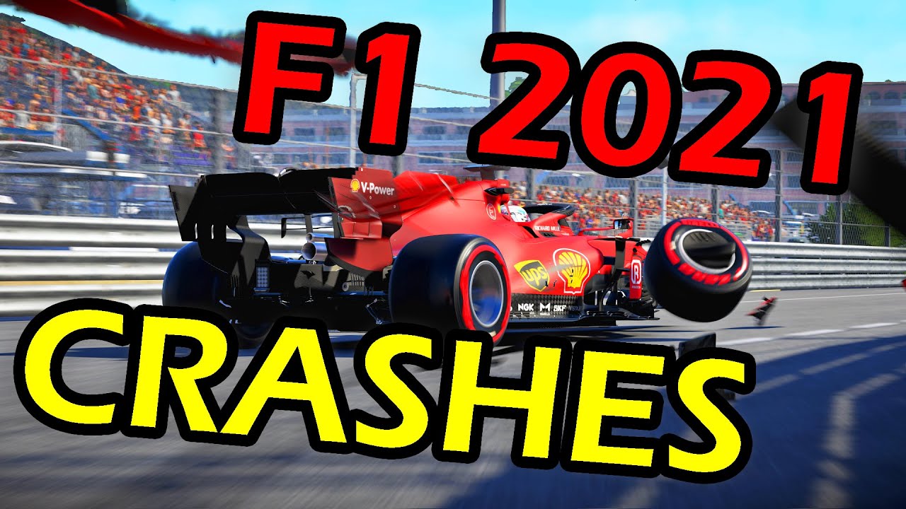 F1 2021 Game Realistic CRASH Compilation