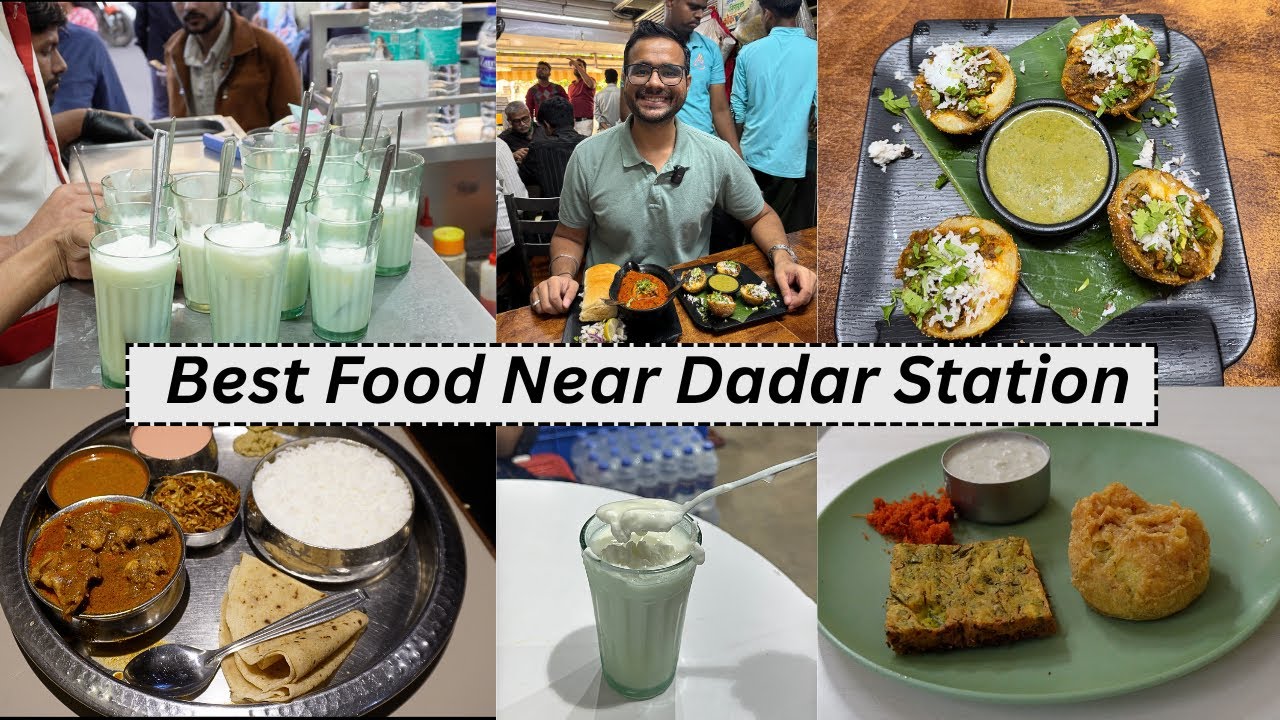 Dadar Street food NEAR STATION | Chicken Thali, Usal Vada, Batata vada and more