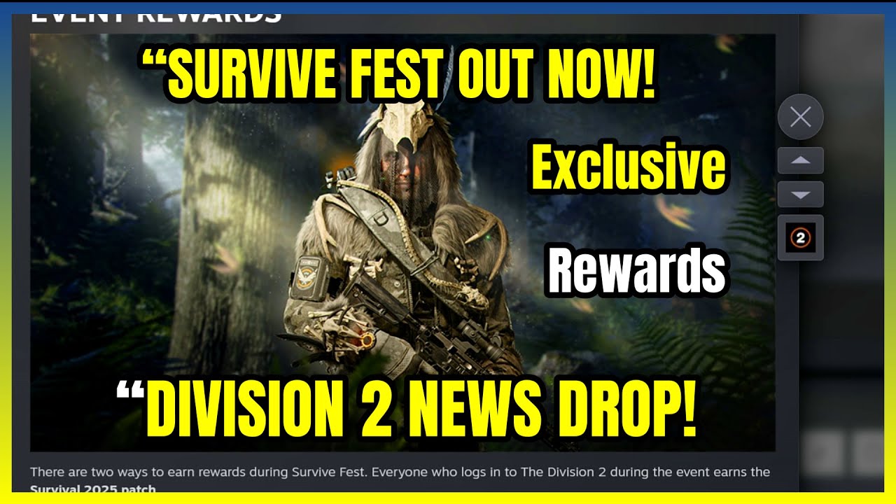 “Division 2 NEWS: Survive Fest! 🌪️ Back Into the Storm Out Now!