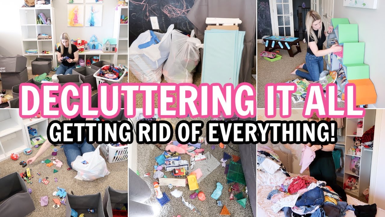 THROWING EVERYTHING OUT | DECLUTTER & ORGANIZE | DECLUTTERING & ORGANIZING MOTIVATION |CLEAN WITH ME