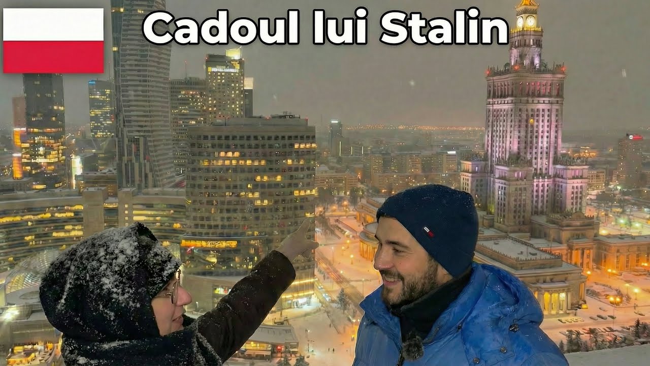 Am urcat în cea mai controversată clădire din Polonia 😮 | Varșovia văzută de sus ❄️