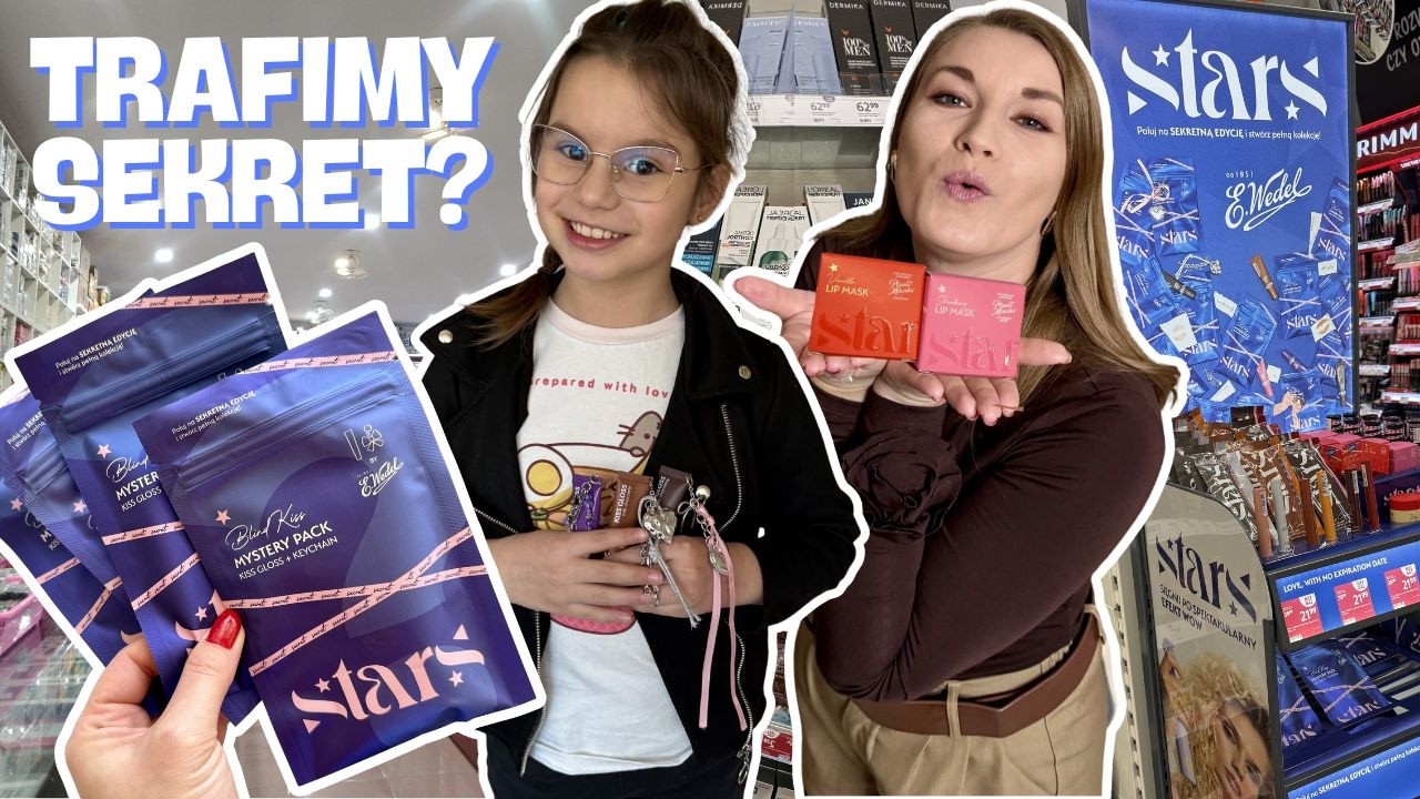 Trafimy sekret? Viralowe błyszczyki Stars x Wedel💖 Co za emocje💖