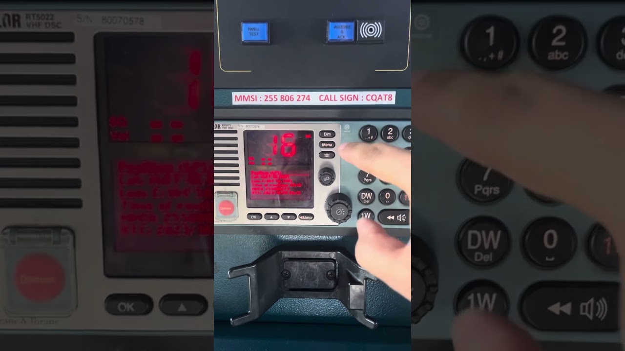 DSC In Sailor VHF
