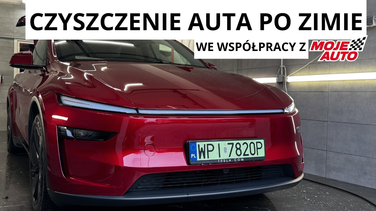 TESLA JUNIPER po ZIMIE 😱  Kompletny DETAILING KROK PO KROKU przy użyciu chemii MOJE AUTO | EV REPAIR