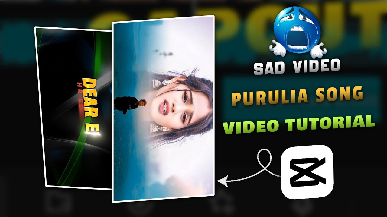 Purulia Sad Song Video Editing In Capcut | Video Ke Upar Photos Kaise Set Kare In Capcut