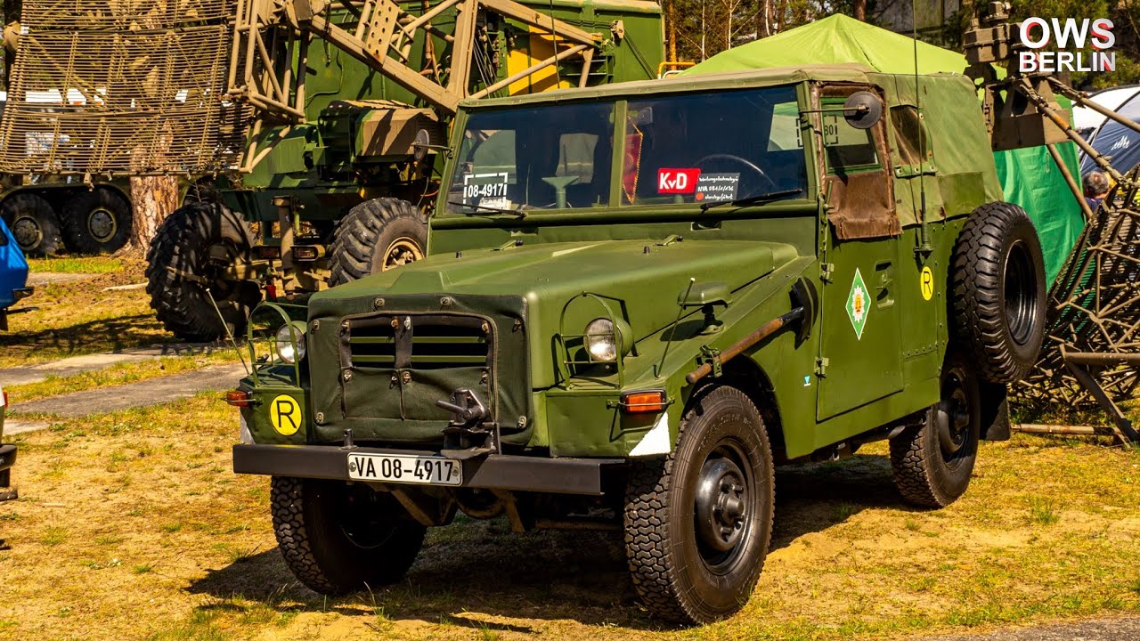 4K Slideshow | DDR / GDR - off-road light military vehicles PKW TYP P3