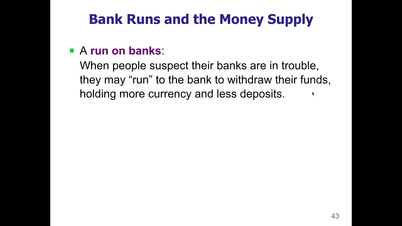 Macro 4.08 - Bank Runs