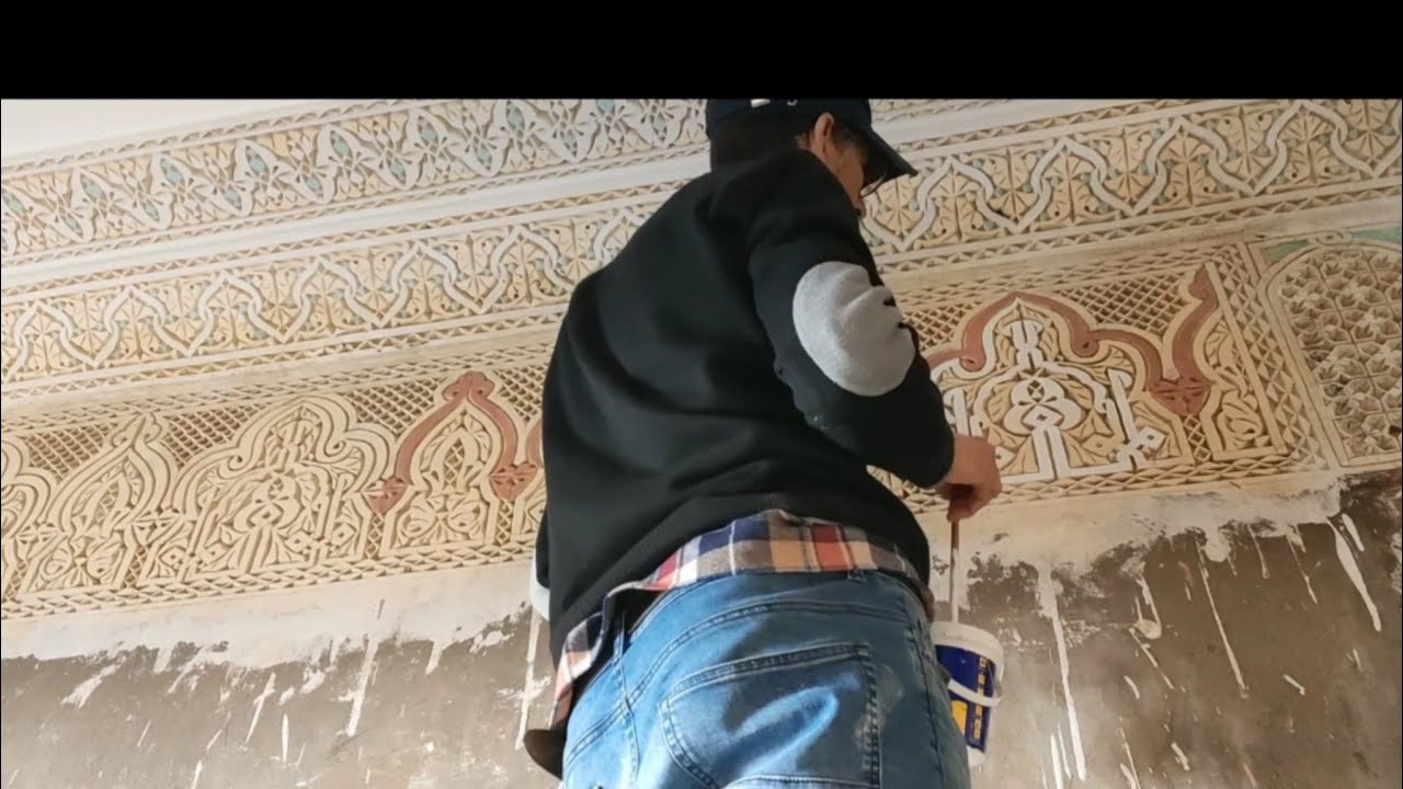 كيفية صباغة نقش على الجبس التقليدي بطريقة صحيحة 