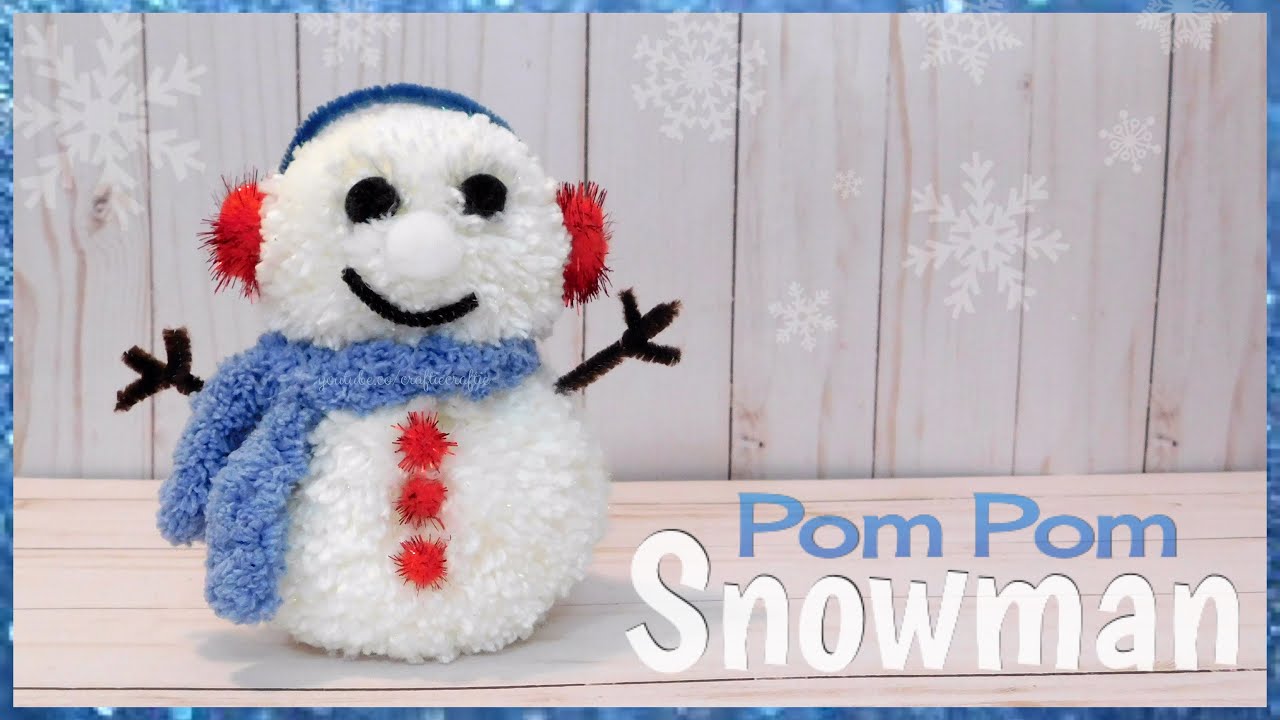 Pom Pom Snowman