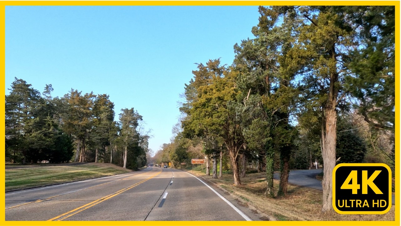 WASHINGTON DC 4k - Scenic Drive Washington DC to Alexandria VA POV- Driving Country Roads Freeways