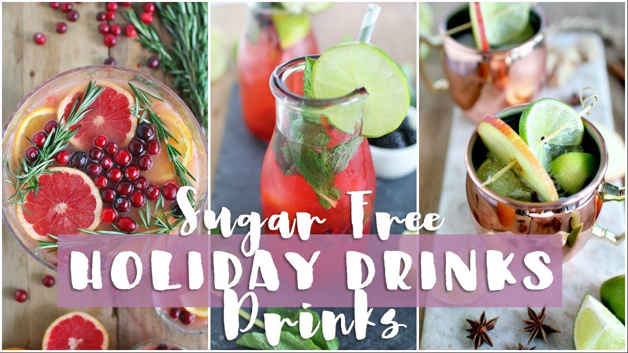 3 QUICK & EASY HOLIDAY DRINKS | Healthy Holiday Recipes