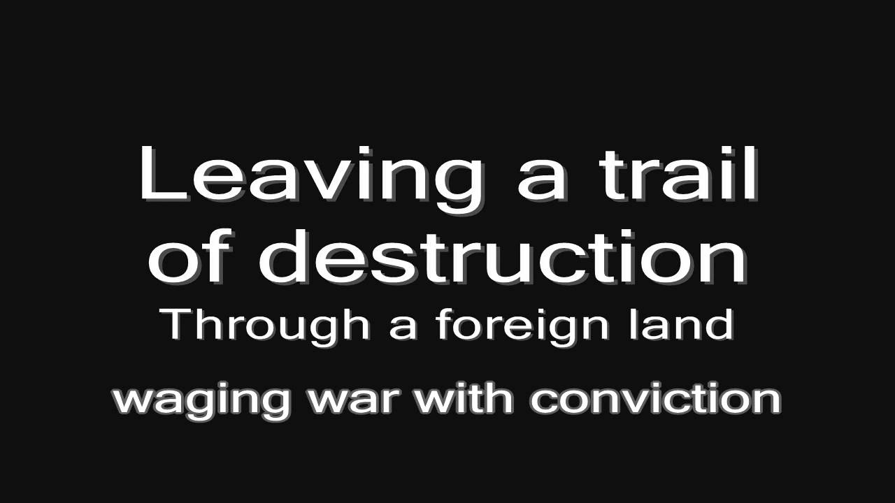 Sabaton - Ghost Division (lyrics) HD