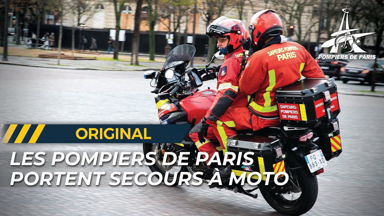 LES MOTOS D'INTERVENTION RAPIDE (MIR) DES POMPIERS DE PARIS