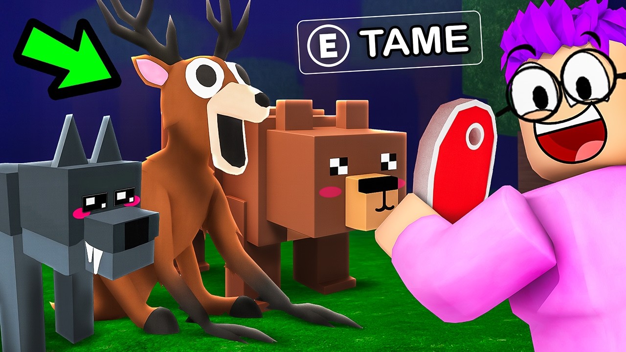 Мы приручили ВСЕХ животных в 99 Nights in the Forest Roblox...!?