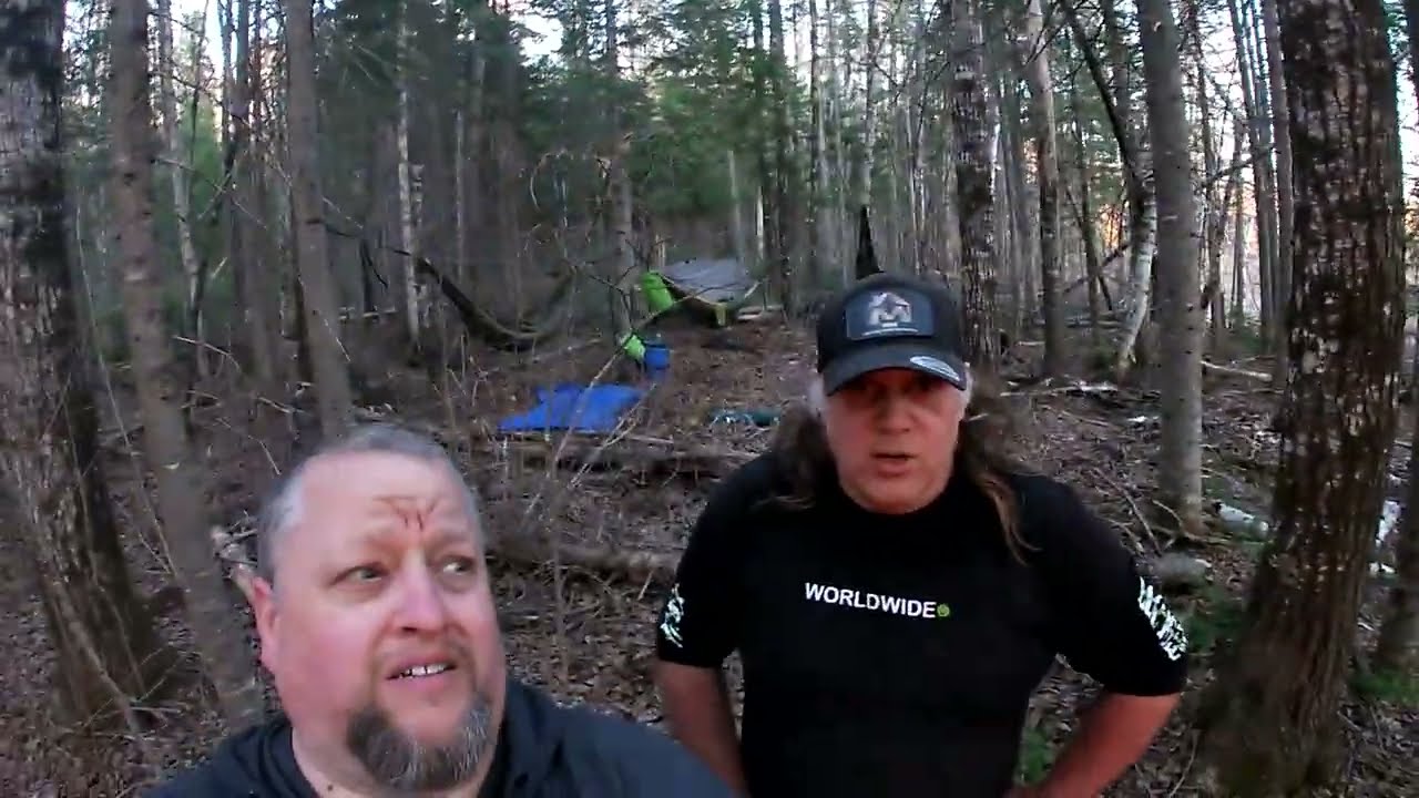 pêche a la truite  et camping terre de la couronne bbq sauvage hamac