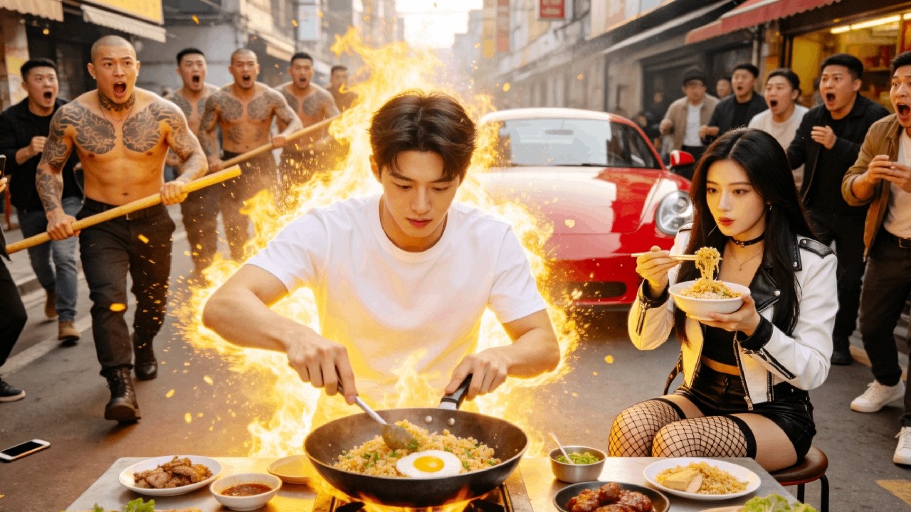 Street chef inatake ng 100 espiritu; siya pala’y war god—pinabagsak lahat nang walang sandata.