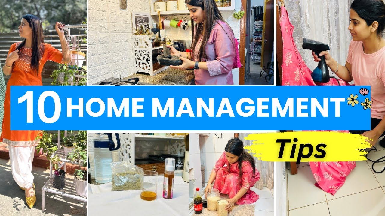 10 अदभुत गृहस्थी के मंत्र / कम समय में घर के सारे काम कैसे ख़त्म करे / MUST FOLLOW Homemaking टिप्स