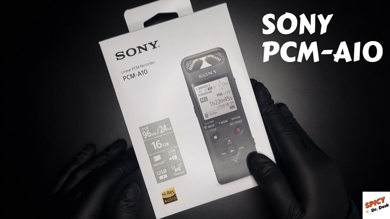 Unboxing Sony PCM-A10 (Test Video) #Sony #Unboxing