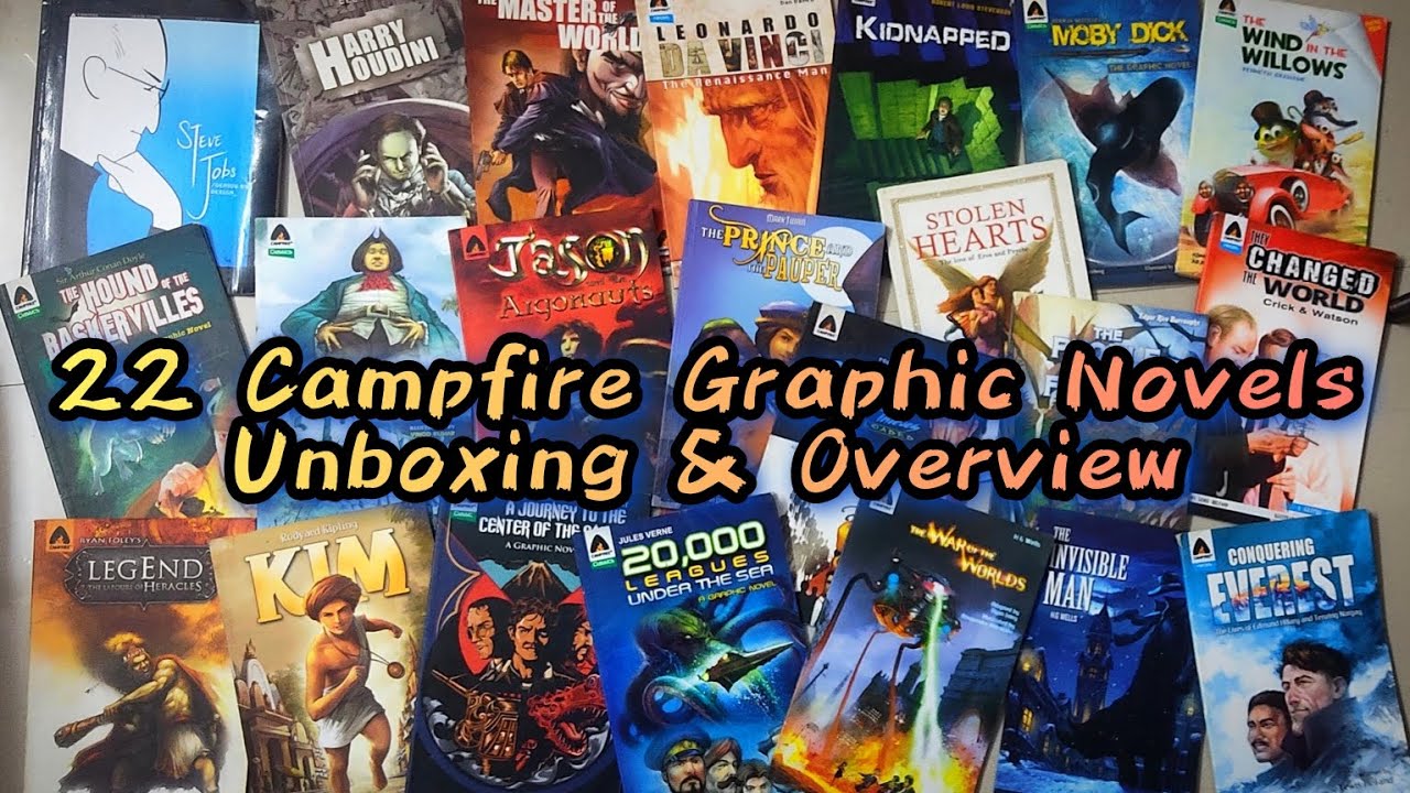 MEGA Campfire Graphic Novel HAUL | 22 Comics in 1 Box | Huge variety of genre | Unboxing & Overview