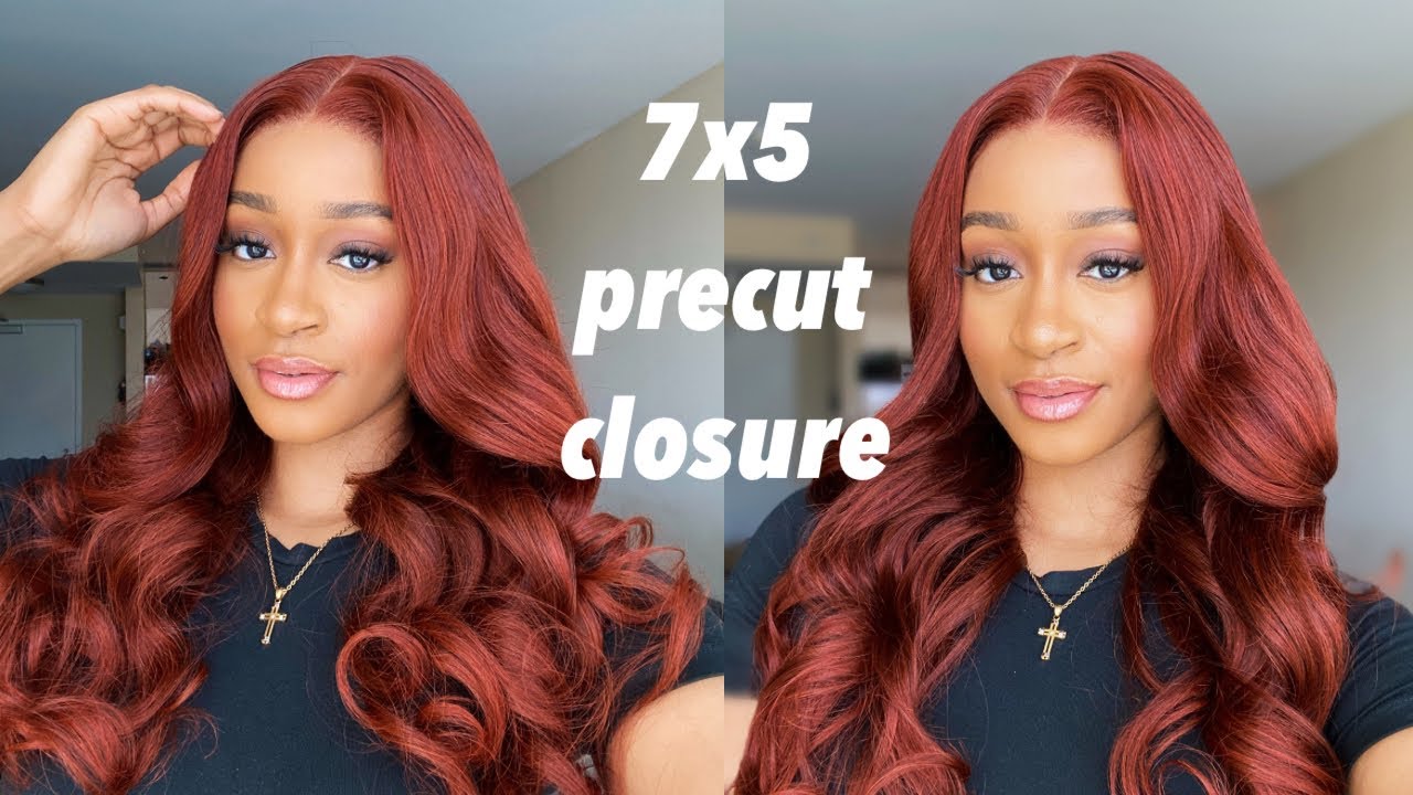 #33B Is Back!🔥7x5 Reddish Brown Body Wave Closure Wig|Pre-cut&Tiny Knots FT. Julia Hair