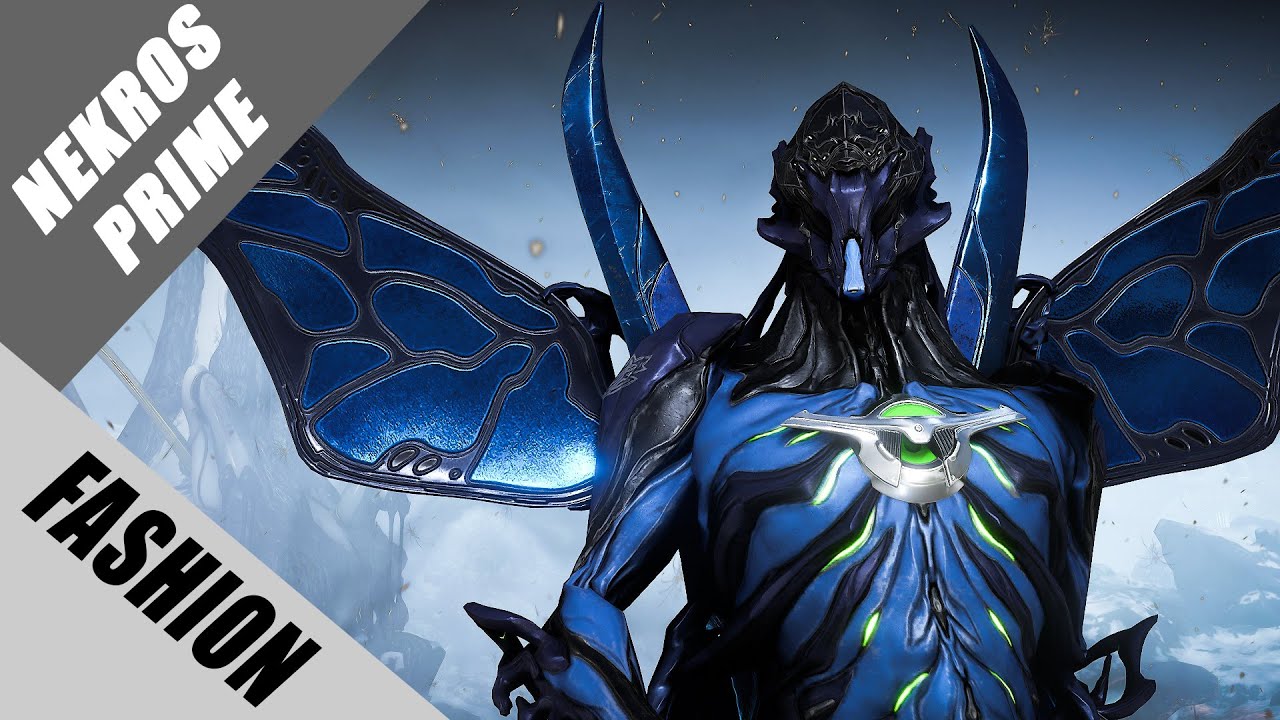 Warframe | Fashion Frame | Nekros Prime : Ben 10 Alien [ Big Chill ]